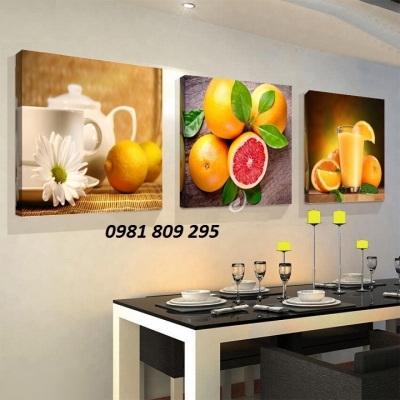 Tranh ốp tường phòng bếp