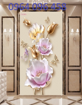 Tranh gạch 3d phong thủy phòng khách - 042XPP