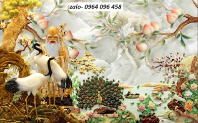 Tranh gạch 3d trang trí phòng khách - VBN89