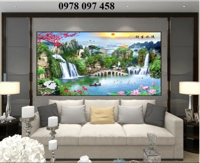 Tranh gạch - tranh phòng khách