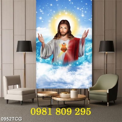 Tranh chúa - gạch tranh công giáo cao cấp JH3212