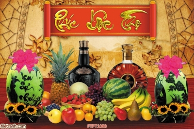 Tranh 3D- Tranh gạch phòng thờ