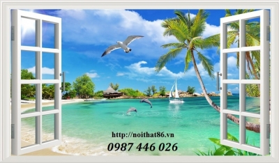Gạch 3d tranh trang trí ốp tường