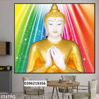 Tranh gạch Phật giáo trang trí