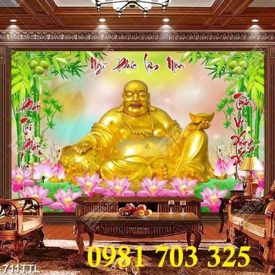 Gạch tranh 3d đẹp kim tiền trang trí