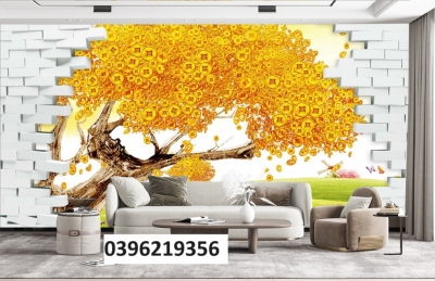 Tranh gạch tài lộc 3D