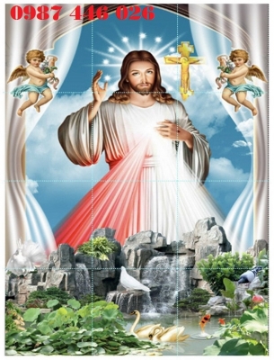 Gạch tranh thiên chúa HP97234