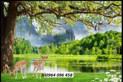 Tranh 3d phong cảnh - tranh gạch 3d phong cảnh - MHGF9