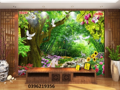 Tranh gạch 3d sơn thủy trang trí