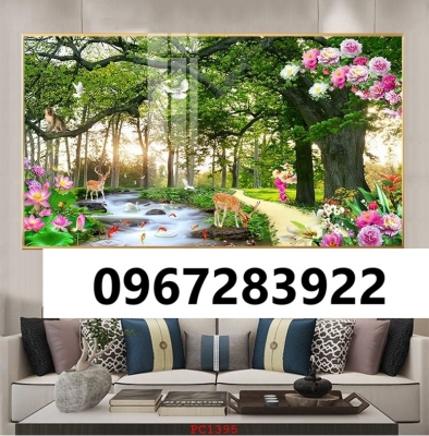 Tranh gạch trang trí đẹp phong cảnh