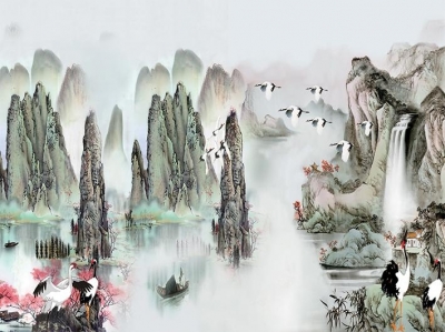 Tranh gạch- Tranh phong thuỷ