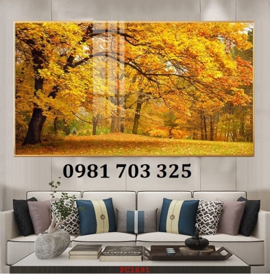 Tranh gạch mùa thu đẹp