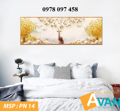 Tranh đẹp phòng ngủ - gạch tranh ốp tường