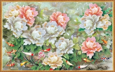 Gạch tranh sứ ngọc 3d