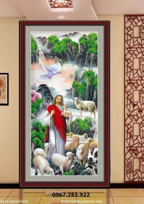 Gạch ốp tường 3d Thiên Chúa