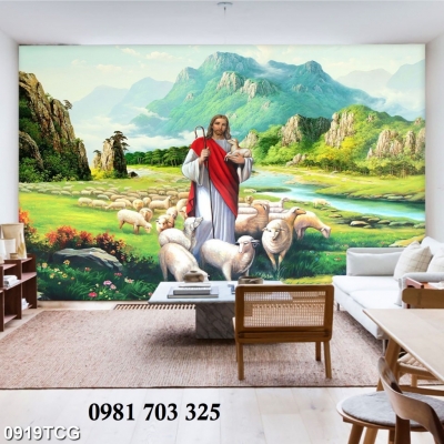 Tranh công giáo 3D, gạch tranh