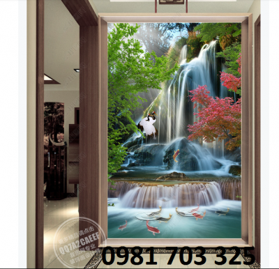 Tranh gạch men khổ đứng