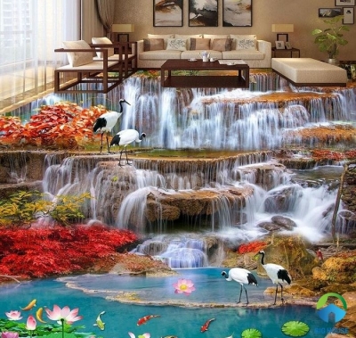 Tranh gạch 3d phong cảnh đồng quê - DGH07