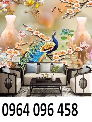 Tranh gạch 3d trang trí phòng khách - X5666