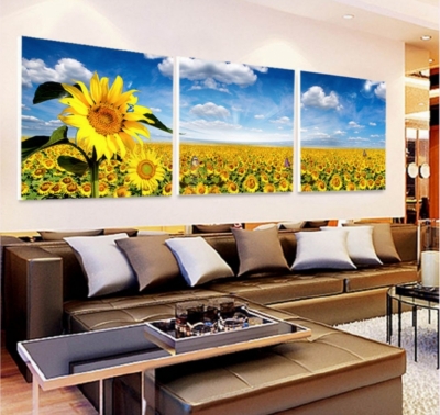 Tranh gạch men họa tiết hoa 3D