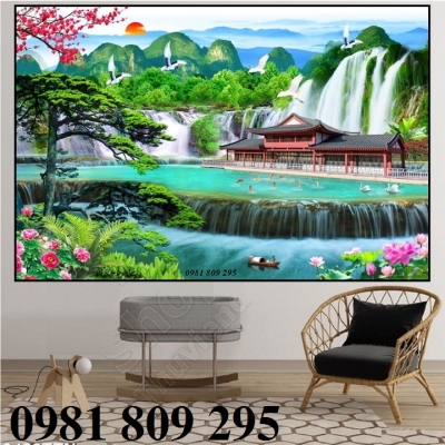 Tranh gạch men , gạch ốp tường 3d mới nhất hiện nay