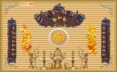 Tranh dán phòng thờ - gạch tranh 3D