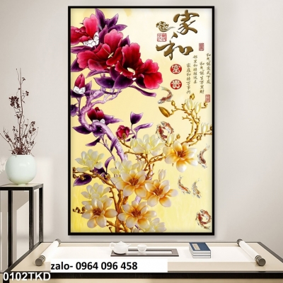 Tranh gạch dán tường hành lang - sảnh - KD431