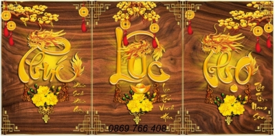 Gạch tranh 3d phòng thờ