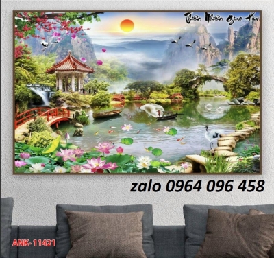 Tranh phong thủy 3d- tranh gạch 3d phong thủy - 667CM