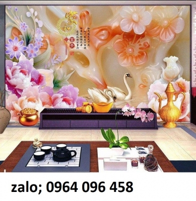 Gạch tranh 3d hoa sứ ngọc - SXNB95