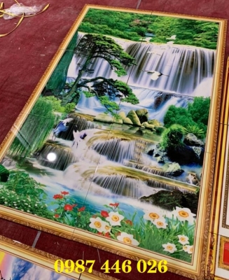 Gạch ốp tường, tranh gạch men 3d H9822