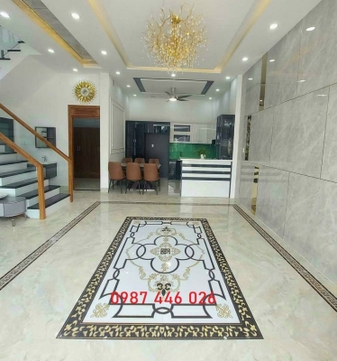 Gạch nền thảm gạch phòng khách HP682