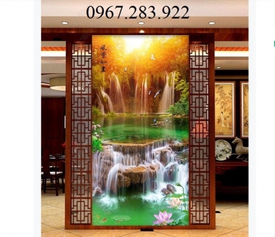 Tranh 3D- Tranh phong cảnh khổ dọc