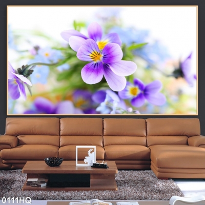 Tranh gạch hoa 3d trang trí tường