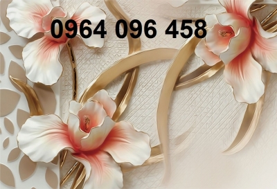 Tranh gạch 3d hoa ngọc - 2044DC
