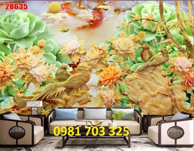 Tranh gạch 3D sứ ngọc