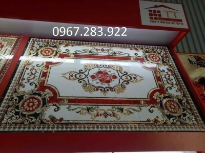 Thảm gạch đẹp ốp sang trọng 3D