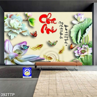 Tranh gạch 3d ốp nhà mồ - CNV75