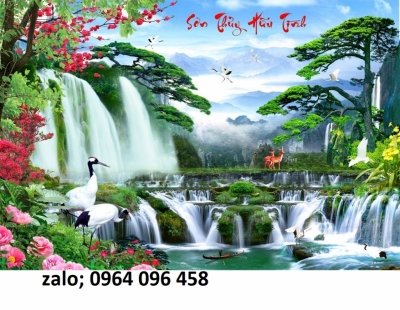 Tranh gạch ốp tường phong cảnh đẹp - KCDX3