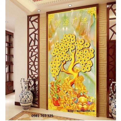 Tranh cây kim tiền