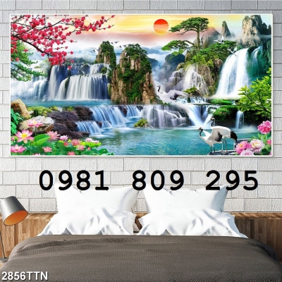 Tranh gạch 3d phong cảnh , tranh phòng khách