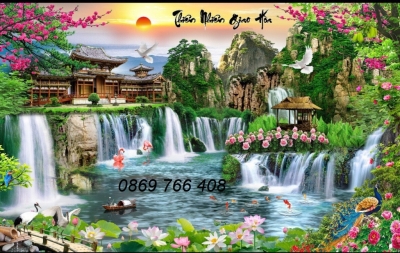 Tranh gạch 3d - tranh phong cảnh