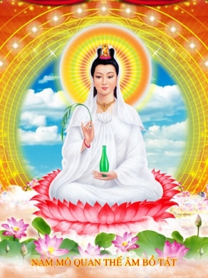 Tranh gạch 3d phật quan âm - XVC73