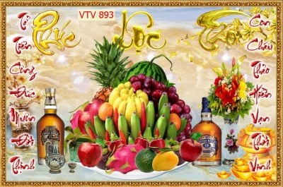 Phòng thờ trang nghiêm - gạch tranh 3D