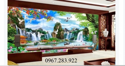 Tranh 3d gạch men phong cảnh đẹp