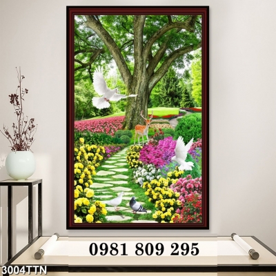 Tranh gạch khổ dọc , gạch trang trí cao cấp