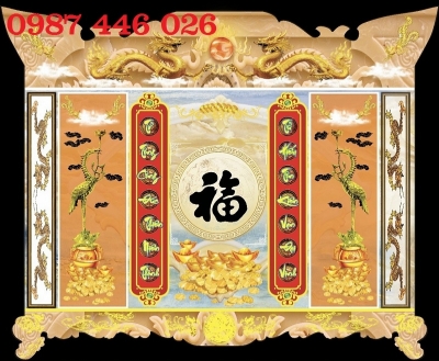 Gạch 3d tranh gạch phòng thờ HP7273