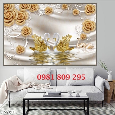 Gạch tranh ốp tường đẹp HN838