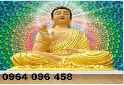 tranh gạch 3d phật adida - DVC32