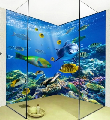 Tranh gạch 3d ốp tường phòng tắm - SCX44